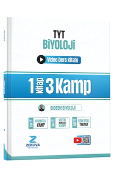 Zeduva Biosem Tyt Biyoloji 1 Kitap 3 Kamp Video Ders Kitabı Zeduva Biosem Tyt Biyoloji 1 Kitap 3 Kamp Video Ders Kitabı
