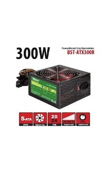 Powerboost Bst-atx300r 300w 12 Cm Kırmızı Fan Atx Psu Retaıl Box Kutulu