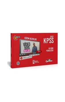 Kpss Eğitim Bilimleri Gelişim Psikolojisi Video Ders Notları 2022 N11.2038 Kpss Eğitim Bilimleri Gelişim Psikolojisi Video Ders Notları 2022 N11.2038