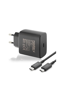 Type-c Pd Hızlı Şarj Seti 45w Type-c Adaptörlü 1 M Pvc Kablolu Siyah Nd1007 Evimdeyokyok Type-c Pd Hızlı Şarj Seti 45w Type-c Adaptörlü 1 M Pvc Kablolu Siyah Nd1007 Evimdeyokyok