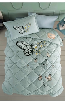 Clasy Pamuk Tek Kişilik Uyku Seti Daisy Love V1 Mint Clasy Pamuk Tek Kişilik Uyku Seti Daisy Love V1 Mint