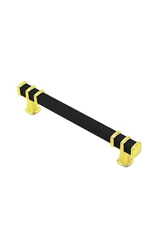 İbico-965 Çekmece Kulp 12.8cm Kare Kulp Siyah Yüzük Altın - 10'li Paket Diğer İbico-965 Çekmece Kulp 12.8cm Kare Kulp Siyah Yüzük Altın - 10'li Paket Diğer