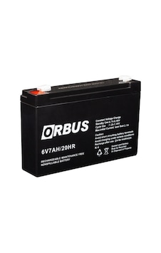 Orbus 6 V 7 Ah Kuru Bakımsız Akü
