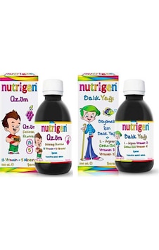 Nutrigen İkili Set ( Nutrigen Portakal Aromalı Balık Yağı Şurubu Nutrigen İkili Set ( Nutrigen Portakal Aromalı Balık Yağı Şurubu