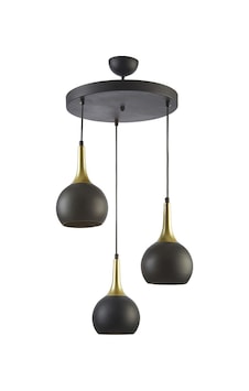 Bella Modern Salon - Mutfak - Cafe Metal Sıvama Sarkıt Avize Siyah Siyah Bella Modern Salon - Mutfak - Cafe Metal Sıvama Sarkıt Avize Siyah Siyah