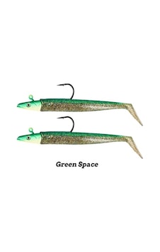 Fujin Zand Eel 11cm 7-14g Double Combo Green Space Fujin Zand Eel 11cm 7-14g Double Combo Green Space