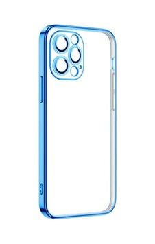 Apple Uyumlu iPhone 13 Pro Kılıf Zore Krep Kapak Mavi Apple Uyumlu iPhone 13 Pro Kılıf Zore Krep Kapak Mavi