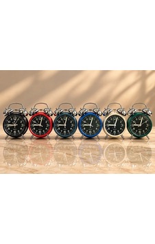 Metal Çift Zilli Çalar Saat Alk6458 01 Metal Çift Zilli Çalar Saat Alk6458 01