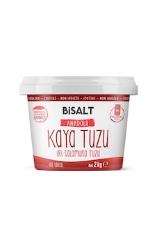 Bisalt Anadolu Kaya Salamura Tuzu İri 2 KG