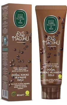 Eyüp Sabri Tuncer Doğal Kakao ve Kahve Özlü Diş Macunu 90 ML Eyüp Sabri Tuncer Doğal Kakao ve Kahve Özlü Diş Macunu 90 ML