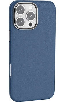Pıılı Apple Uyumlu iPhone 16 Pro Leather Magsafe Telefon Kılıfı Mavi Mavi Pıılı Apple Uyumlu iPhone 16 Pro Leather Magsafe Telefon Kılıfı Mavi Mavi