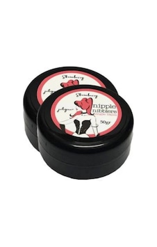 Hintohu Nipple Nibblers Tingle Balm Strawberry Flavored 50ml Çilekli Göğüs Bakım Kremi 2 Adet Hintohu Nipple Nibblers Tingle Balm Strawberry Flavored 50ml Çilekli Göğüs Bakım Kremi 2 Adet