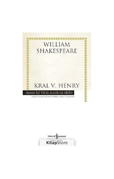 Kral V. Henry karton Kapak / William Shakespeare Kral V. Henry karton Kapak / William Shakespeare