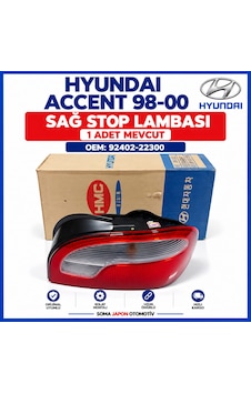 Accent 98-00 Stop Lambası Sağ 92402-22300 Accent 98-00 Stop Lambası Sağ 92402-22300