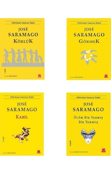 Jose Saramago 4 Kitap Set (Körlük, Görmek, Kabil, Ölüm Bir Varmış