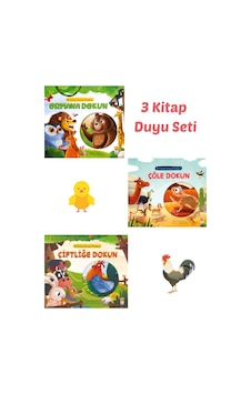 Sincap Kitap 3 Kitap Set Dokun Hisset Tanı Set- Ormanda, Çiftlikte , Çölde Dokun Sincap Kitap 3 Kitap Set Dokun Hisset Tanı Set- Ormanda, Çiftlikte , Çölde Dokun