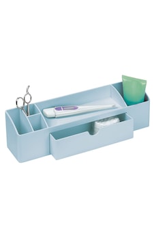 Kozmetik,makyaj Organizer Çekmeceli Mavi 30x12x9cm Kozmetik,makyaj Organizer Çekmeceli Mavi 30x12x9cm