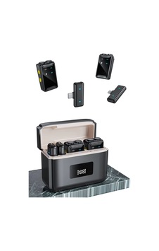 Yeni Nesil Kablosuz Portatif Yaka Mikrofon Seti Pc Telefon Tablet Yaka Mikrofon Yayıncı Mic Set Siyah Yeni Nesil Kablosuz Portatif Yaka Mikrofon Seti Pc Telefon Tablet Yaka Mikrofon Yayıncı Mic Set Siyah