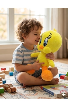 Tweety Peluş Oyuncak 20 Cm Sevimli Ve Yumuşak Çok Renkli