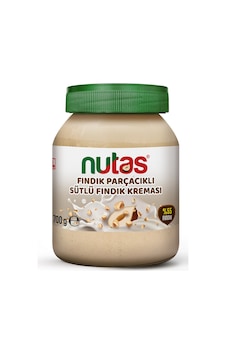 Nutas Fındık Parçacıklı Sütlü Fındık Kreması 700g Nutas Fındık Parçacıklı Sütlü Fındık Kreması 700g