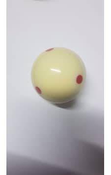 61,5mm Benekli Bilardo Topu - Benekli Üç Top Beyaz Tek Top 61,5mm Benekli Bilardo Topu - Benekli Üç Top Beyaz Tek Top