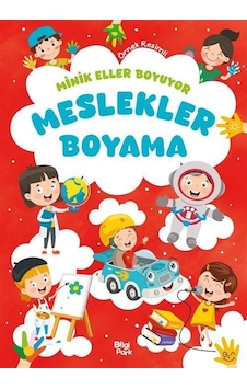 Minik Eller Boyuyor Meslekler Boyama Kitabı Örnek Resimli / ...