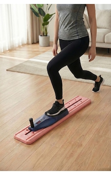 Ev Tipi Full Body Egzersiz Aleti - Direnç Halatlı Kayar Board Sistemli Fitness Seti Pembe Ev Tipi Full Body Egzersiz Aleti - Direnç Halatlı Kayar Board Sistemli Fitness Seti Pembe