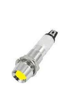 Ic-225 Sinyal Lambası 8mm Metal 220v - Sarı Ic-225 Sinyal Lambası 8mm Metal 220v - Sarı
