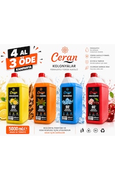 Kolonya 4 Al 3 Öde Kampanya Limon Tütün Buz Ve Kiraz Kolonyası Kolonya 4 Al 3 Öde Kampanya Limon Tütün Buz Ve Kiraz Kolonyası