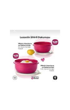 Miksim Gıda Hazırlama Ve Saklama Kabı 2li Kırmızı Miksim Gıda Hazırlama Ve Saklama Kabı 2li Kırmızı