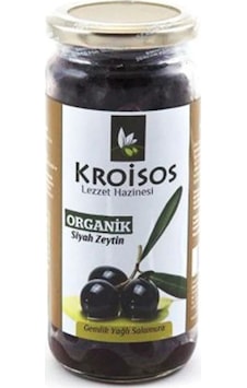 Kroisos Gemlik Salamura Organik Siyah Zeytin Cam 700 G Kroisos Gemlik Salamura Organik Siyah Zeytin Cam 700 G