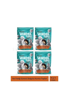 Harras Hindistan Cevizi Kaplı Hurma Topları 96 Gr X 4 Adet
