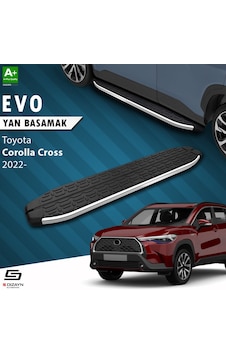 Drstuning S-dizayn Toyota Corolla Cross Evo Krom Yan Basamak 183 Cm 2022 Üzeri