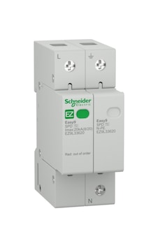 Schneider Bir Kutuplu 20 Ka Parafudr Ez9L33620 Schneider Bir Kutuplu 20 Ka Parafudr Ez9L33620