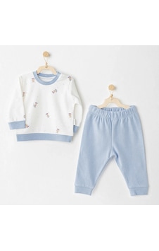 Andywawa 2'li Bebek Takım Ac26074 Mavi Mavi Andywawa 2'li Bebek Takım Ac26074 Mavi Mavi