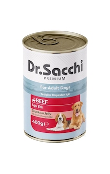 Dr. Sacchi Sığır Etli Köpek Konservesi 400 Gr