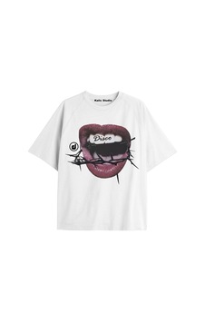 Kalic Studio Grillz Tee - Beyaz T-shirt Teebeyaz1 Kalic Studio Grillz Tee - Beyaz T-shirt Teebeyaz1
