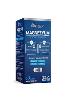 Dnz Magnezyum Complex +b6 30 Tablet Dnz Magnezyum Complex +b6 30 Tablet