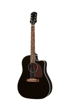 Epiphone J-45 Ec Elektro Akustik Gitar Aged Ebony Epiphone J-45 Ec Elektro Akustik Gitar Aged Ebony