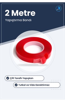 Çift Taraflı Yapışkanlı Silikon Bant 2 Metre Pratik Yapıştırma Ba Çift Taraflı Yapışkanlı Silikon Bant 2 Metre Pratik Yapıştırma Ba