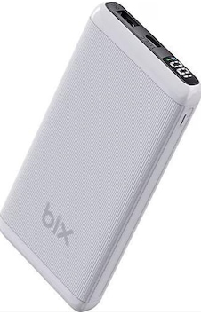 Bix Bxpb107 10000mah Pd 20w Ve Usb-a Scp 22.5w Çift Çıkışlı Dijital Ekranlı Hızlı Şarj Powerbank Beyaz Bix Bxpb107 10000mah Pd 20w Ve Usb-a Scp 22.5w Çift Çıkışlı Dijital Ekranlı Hızlı Şarj Powerbank Beyaz