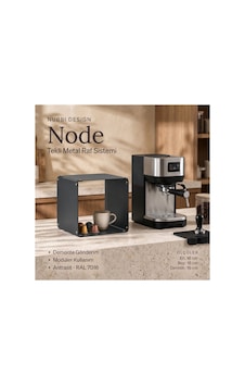 Node Modüler Metal Masaüstü Organizer Çok Amaçlı Düzenleyici Tekli Modül 16x16 Cm Gri - 943943374 Gri Node Modüler Metal Masaüstü Organizer Çok Amaçlı Düzenleyici Tekli Modül 16x16 Cm Gri - 943943374 Gri