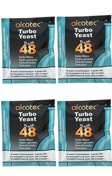 Alcotec 48 Turbo Yeast & Maya 135 Gr 4 Adet Alcotec 48 Turbo Yeast & Maya 135 Gr 4 Adet