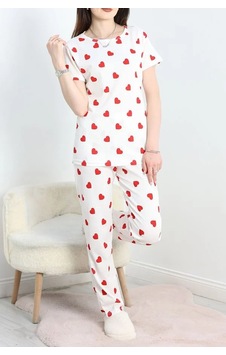 Seka Store Seka Alt Üst Aynı Pegasus Pijama Takımı Beyazkırmızı - 50419.1048. Çok Renkli Seka Store Seka Alt Üst Aynı Pegasus Pijama Takımı Beyazkırmızı - 50419.1048. Çok Renkli