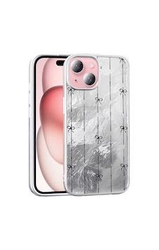 Apple Uyumlu iPhone 15 Kılıf Desenli Zore Mep Kapak Küçük Fiyonk Apple Uyumlu iPhone 15 Kılıf Desenli Zore Mep Kapak Küçük Fiyonk