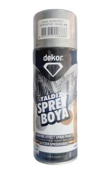 Sprey Boya Parlak Gümüş Dekor 9006-668 Gümüş Sprey Boya Parlak Gümüş Dekor 9006-668 Gümüş