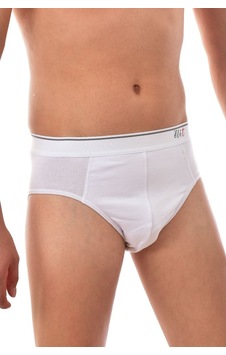 Pemilo 3 Adet Elit 1351 Likralı Kemerli Elasthan Erkek Slip Beyaz
