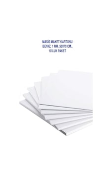 Karmaofis 50x70 Beyaz Maket Kartonu 1mm 10 Adet