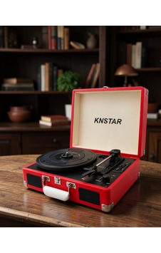 Taşınabilir Pikap Bluetooth Dahili Hoparlör Usb Sd Kart Destekli Kırmızı Belirtilmemiş Taşınabilir Pikap Bluetooth Dahili Hoparlör Usb Sd Kart Destekli Kırmızı Belirtilmemiş