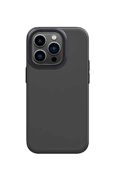 Apple Uyumlu iPhone 14 Pro Kılıf Metal Kamera Çerçeveli Recci Glaze Serisi Kapak Siyah Apple Uyumlu iPhone 14 Pro Kılıf Metal Kamera Çerçeveli Recci Glaze Serisi Kapak Siyah